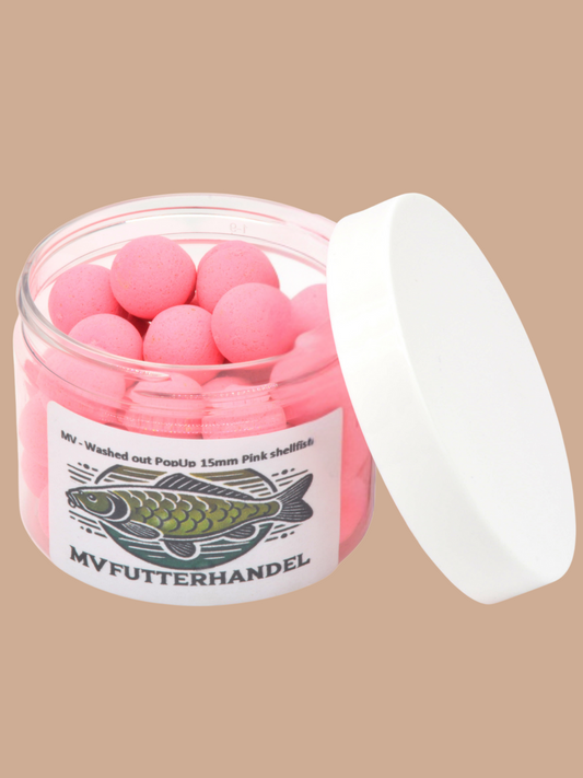 washed out PopUp pink shellfish 15mm